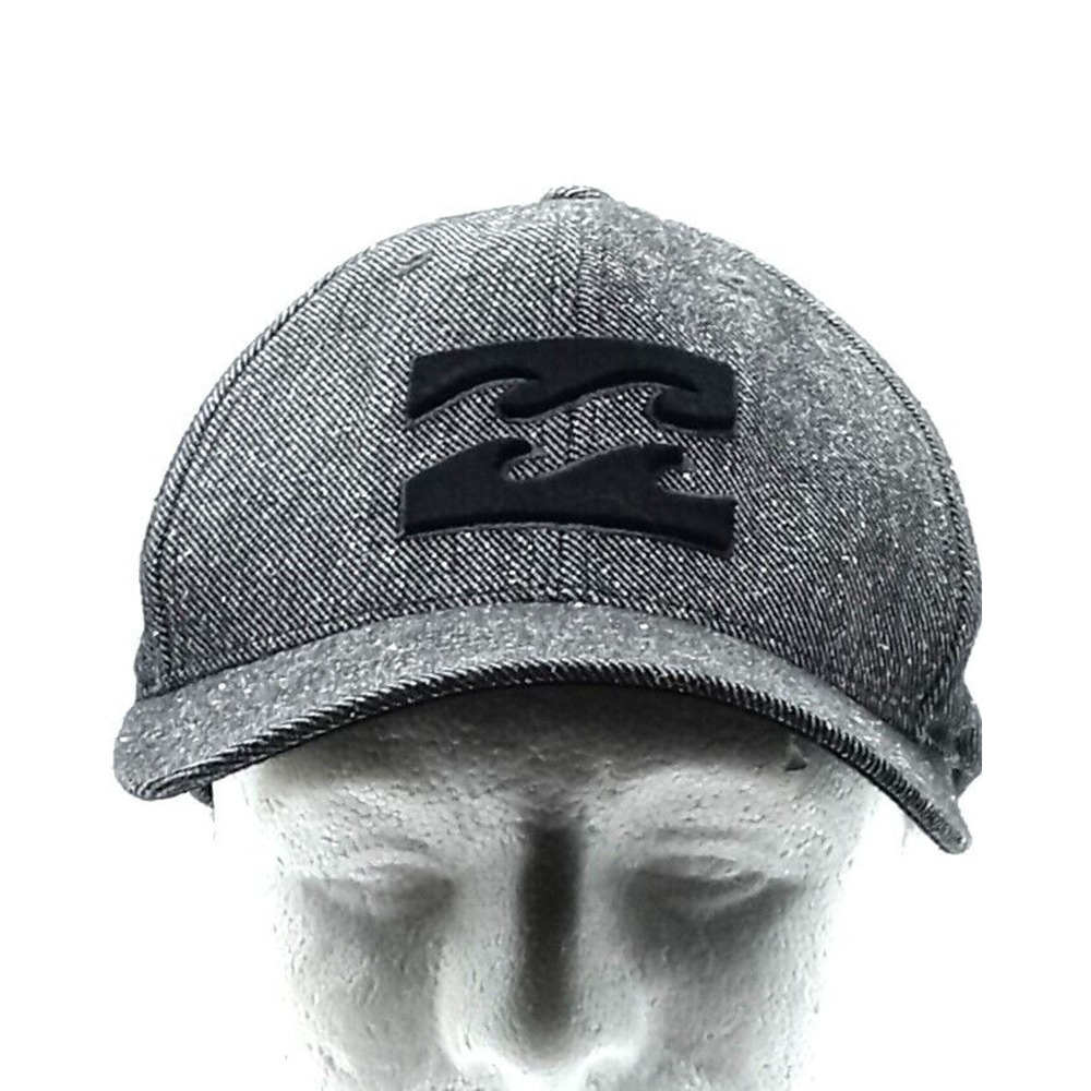 Billabong Flex Fit Hat Cap Gray Tweed One Size fits All Yupoong Surfing Fishing